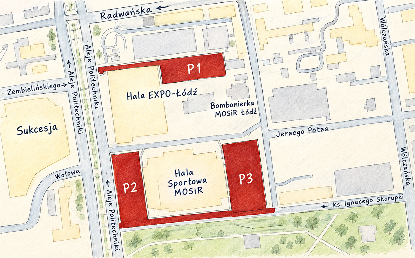 Mapa parkingów